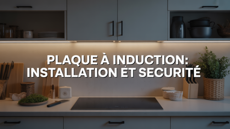 installation d'une plaque induction sur plan de travail