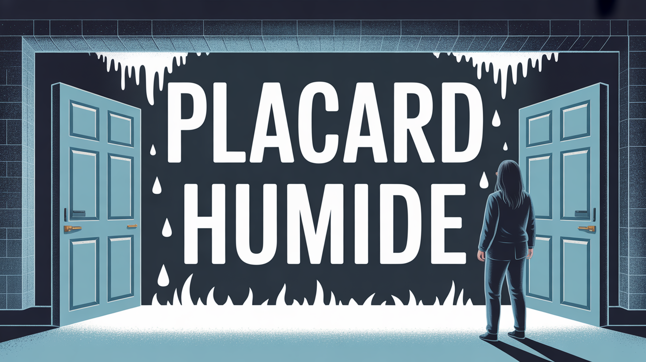 placard humide portes traces humidite silhouette