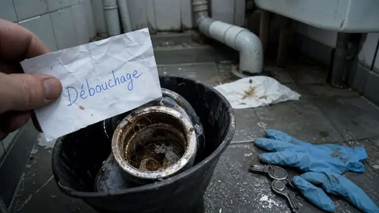 Canalisation bouchée locataire : siphon lavabo à déboucher