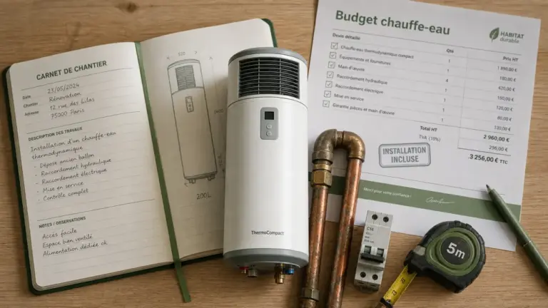 Chauffe eau thermodynamique prix : devis et installation
