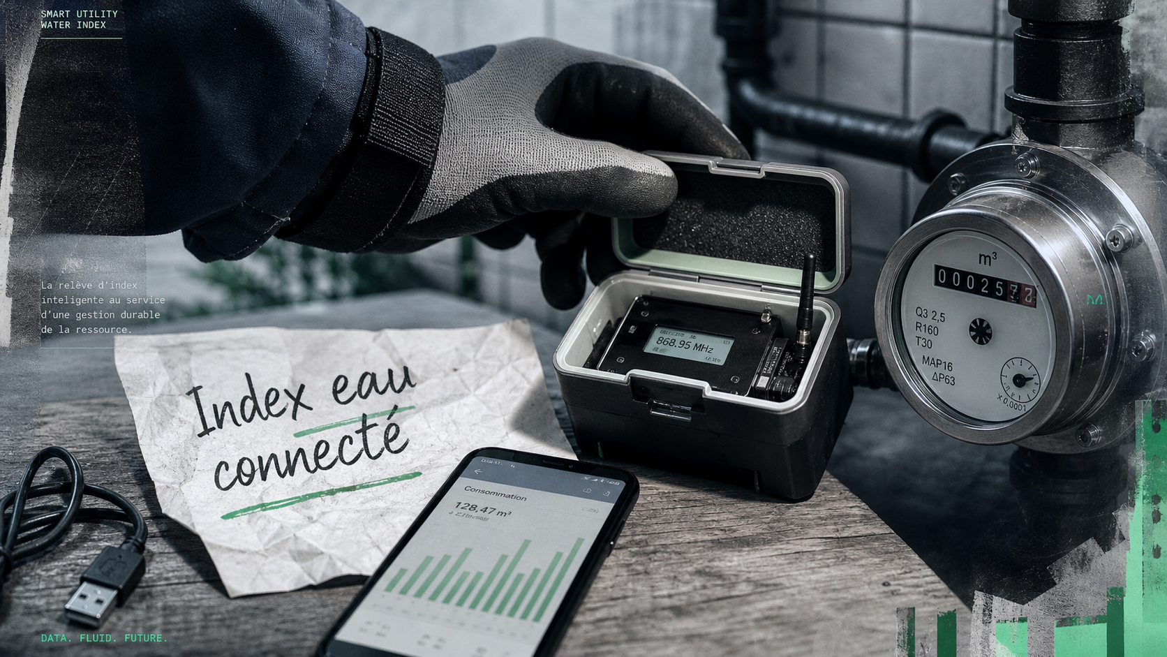 Compteur d eau connecté détecte une fuite avant la facture