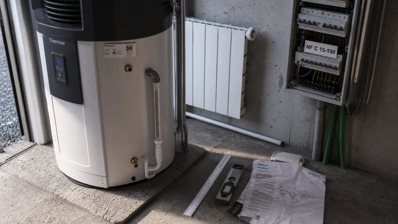 Installer un chauffe eau thermodynamique : 15 m3 et NF C 15-100