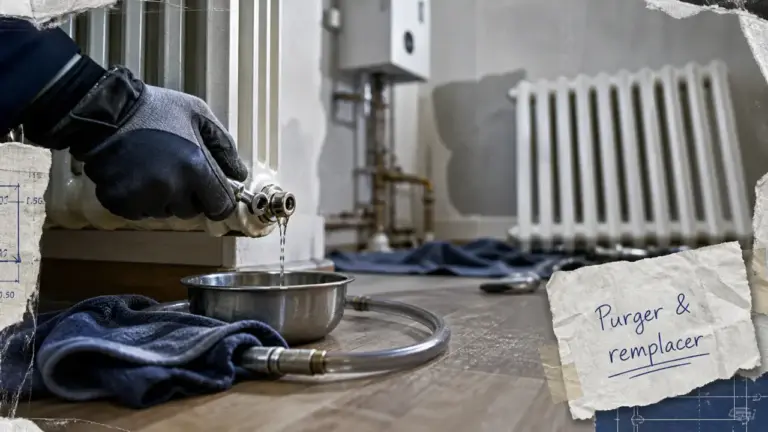 Changer radiateur gaz : purge d’un radiateur gaz avant remplacement