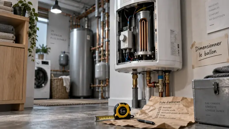 Meilleur chauffe eau electrique mural : dimensionnement pour buanderie